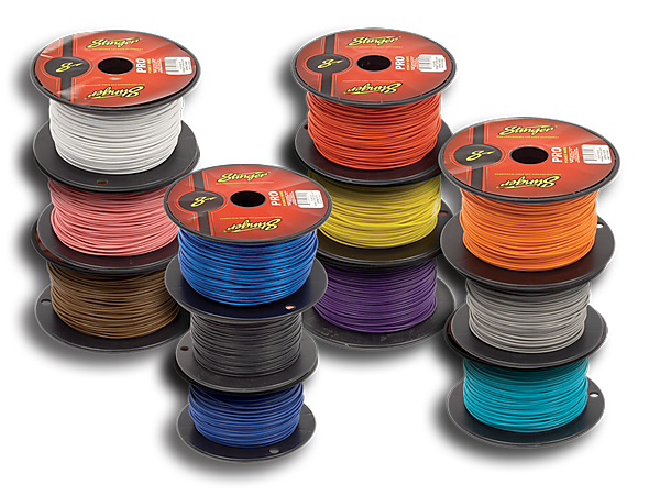 Stinger - SPW318YL strømkabel 0,75mm² Gul, 152m (rull) 